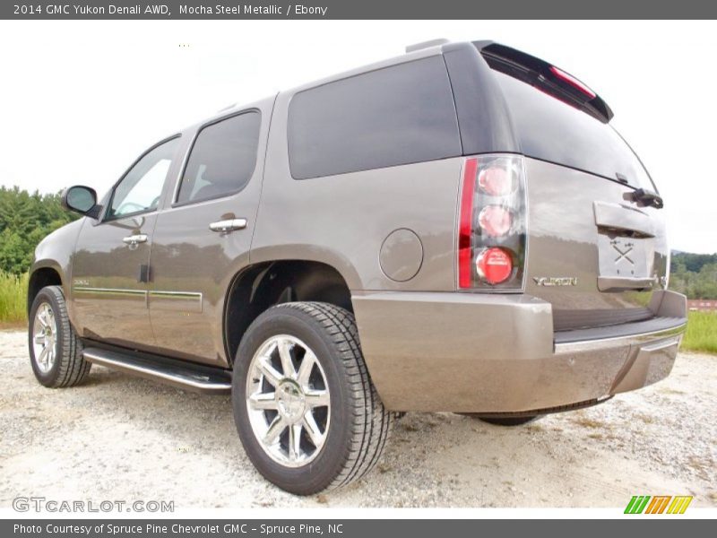 Mocha Steel Metallic / Ebony 2014 GMC Yukon Denali AWD