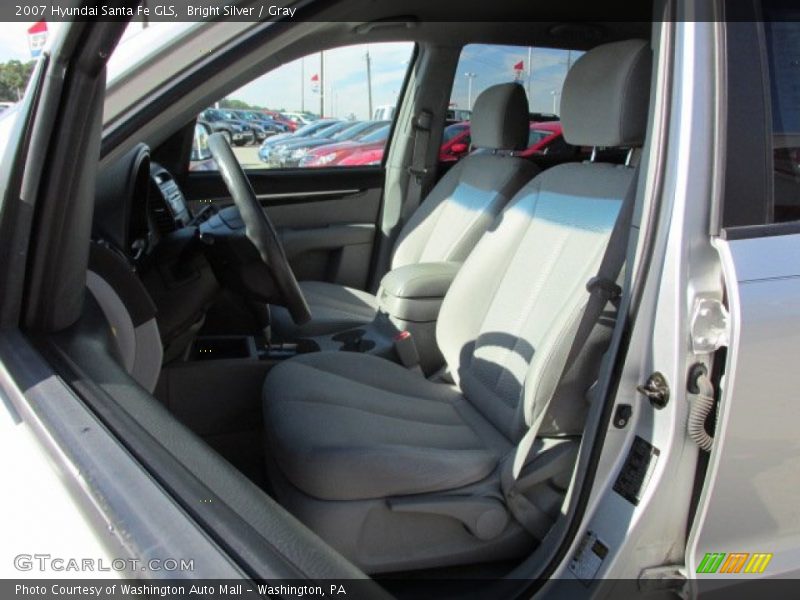Bright Silver / Gray 2007 Hyundai Santa Fe GLS
