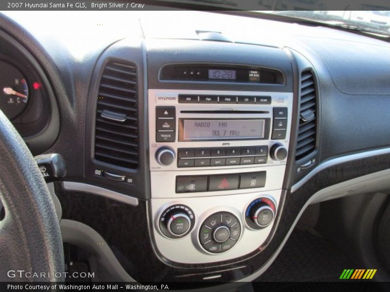 Bright Silver / Gray 2007 Hyundai Santa Fe GLS