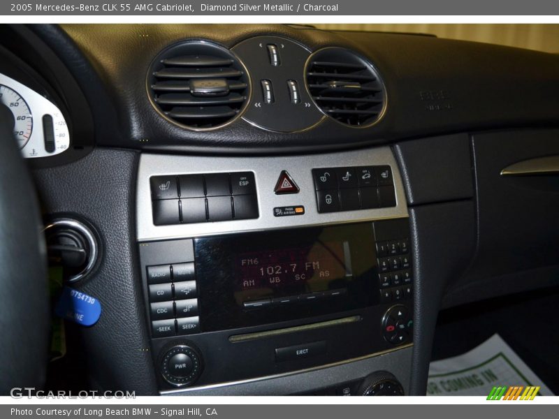 Controls of 2005 CLK 55 AMG Cabriolet