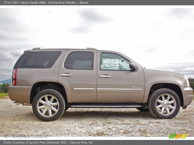Mocha Steel Metallic / Ebony 2014 GMC Yukon Denali AWD
