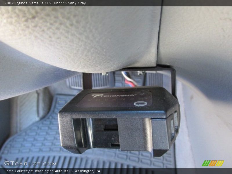 Bright Silver / Gray 2007 Hyundai Santa Fe GLS