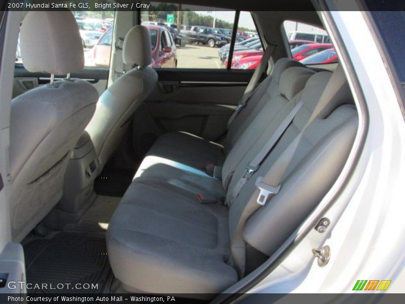 Bright Silver / Gray 2007 Hyundai Santa Fe GLS