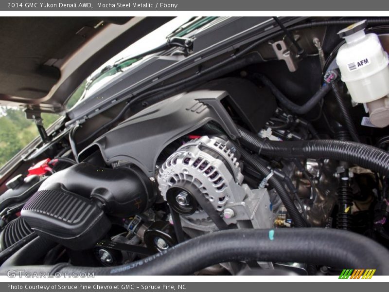 Mocha Steel Metallic / Ebony 2014 GMC Yukon Denali AWD
