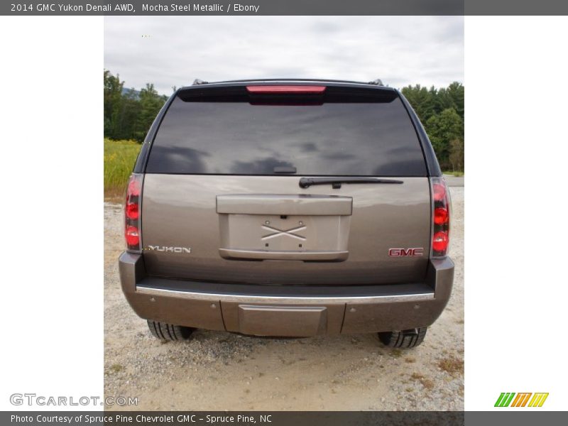 Mocha Steel Metallic / Ebony 2014 GMC Yukon Denali AWD
