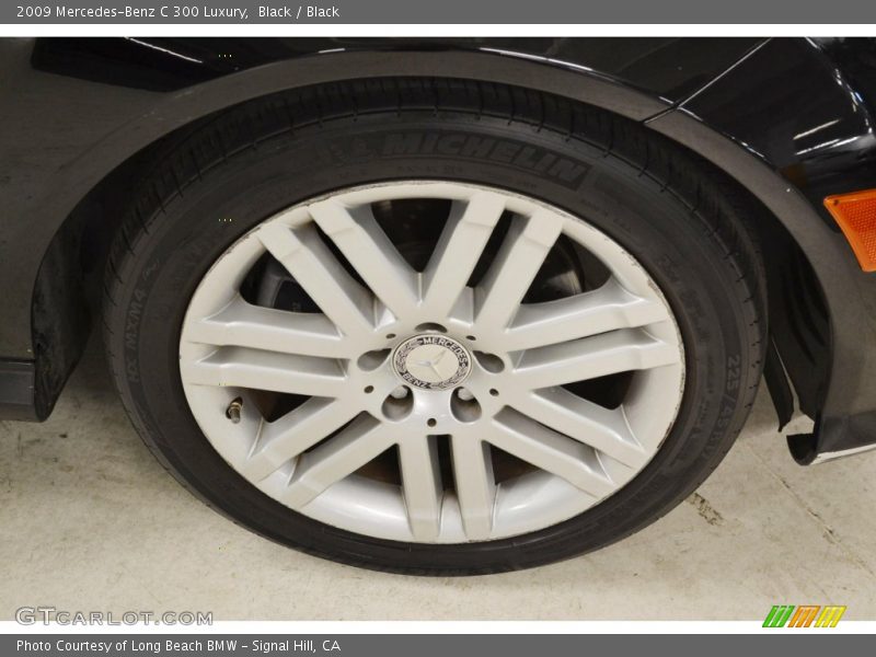 Black / Black 2009 Mercedes-Benz C 300 Luxury