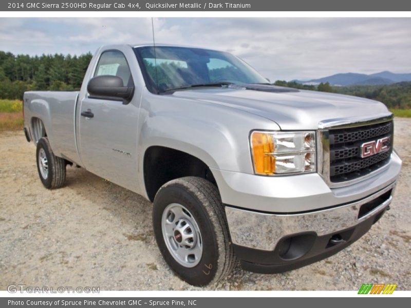 Quicksilver Metallic / Dark Titanium 2014 GMC Sierra 2500HD Regular Cab 4x4