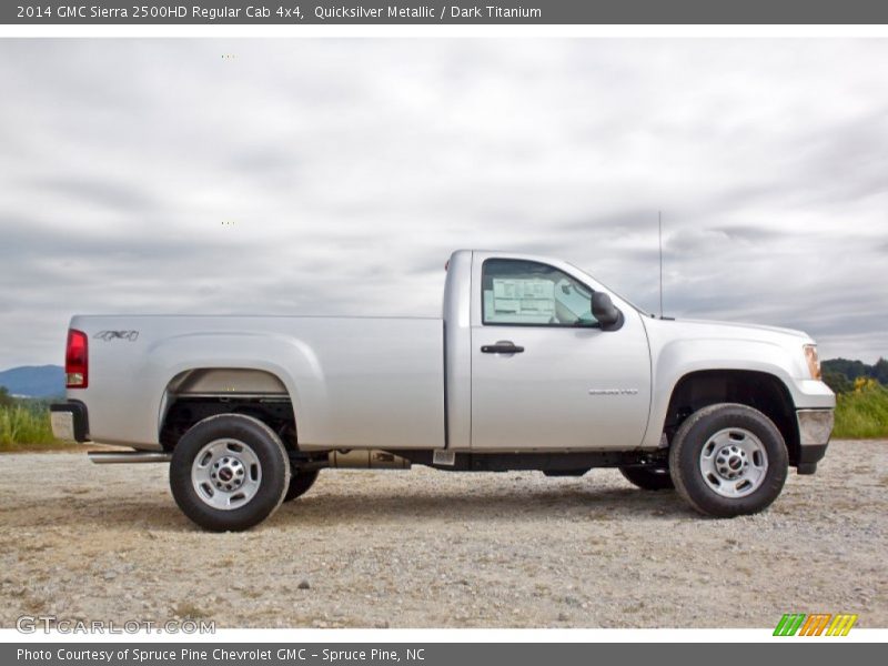  2014 Sierra 2500HD Regular Cab 4x4 Quicksilver Metallic