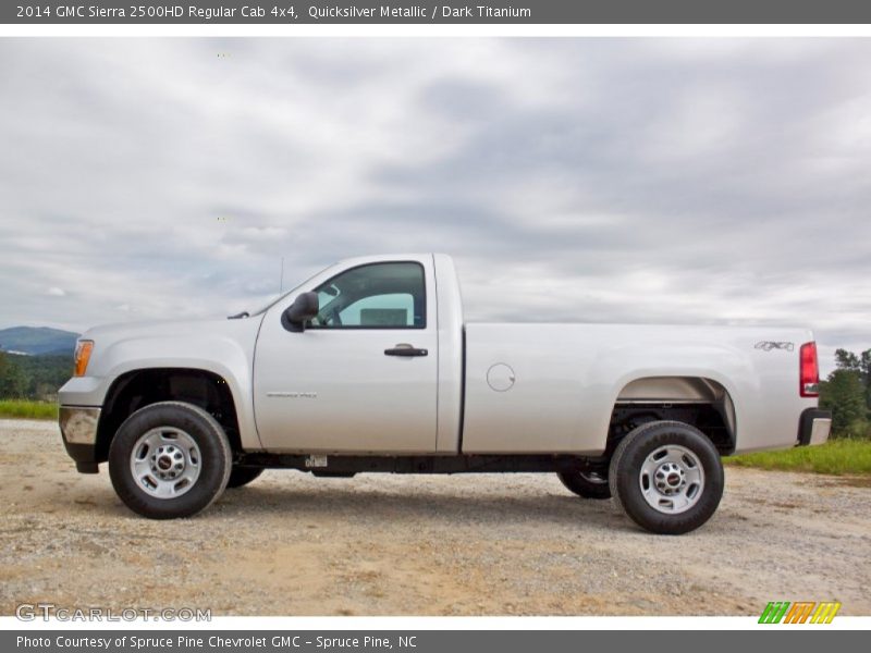 Quicksilver Metallic / Dark Titanium 2014 GMC Sierra 2500HD Regular Cab 4x4
