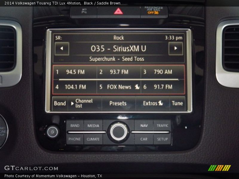 Black / Saddle Brown 2014 Volkswagen Touareg TDI Lux 4Motion