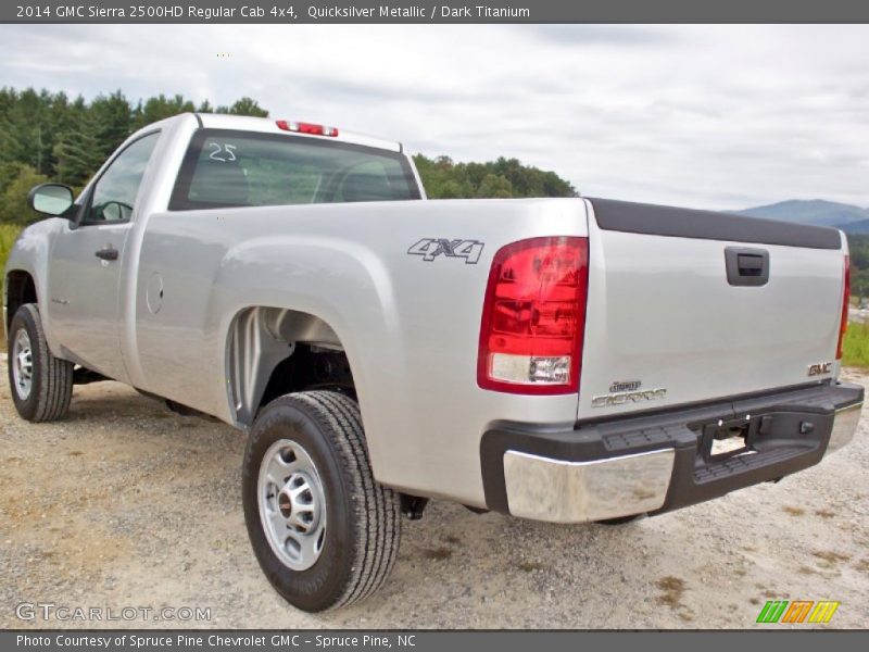 Quicksilver Metallic / Dark Titanium 2014 GMC Sierra 2500HD Regular Cab 4x4