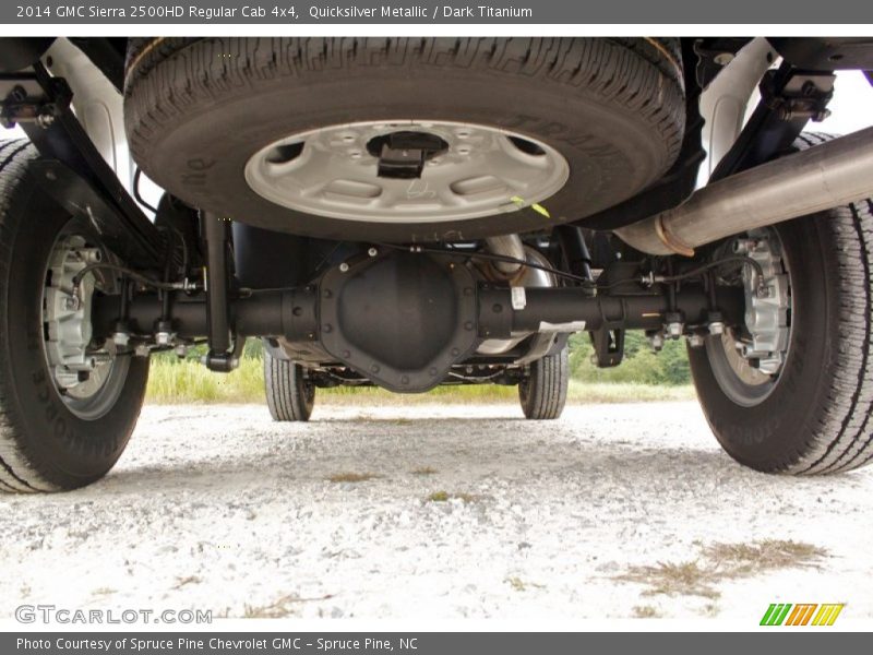 Undercarriage of 2014 Sierra 2500HD Regular Cab 4x4
