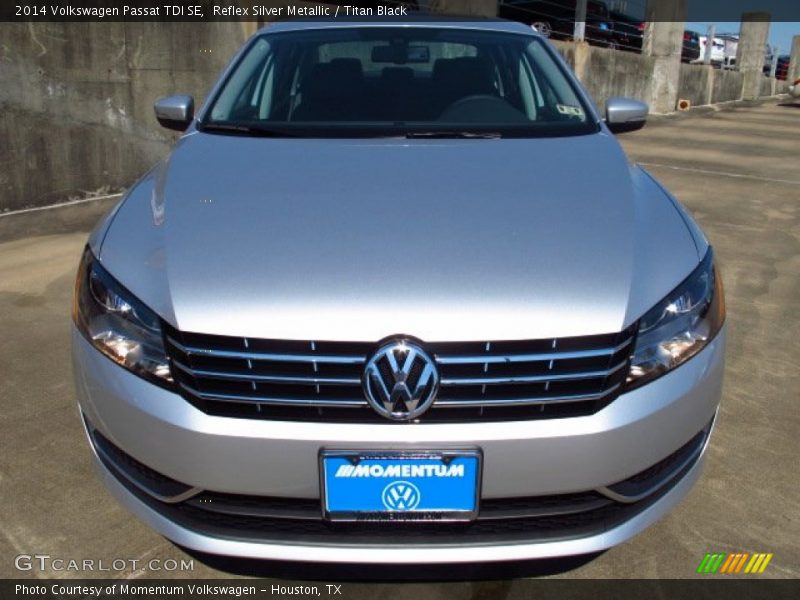 Reflex Silver Metallic / Titan Black 2014 Volkswagen Passat TDI SE