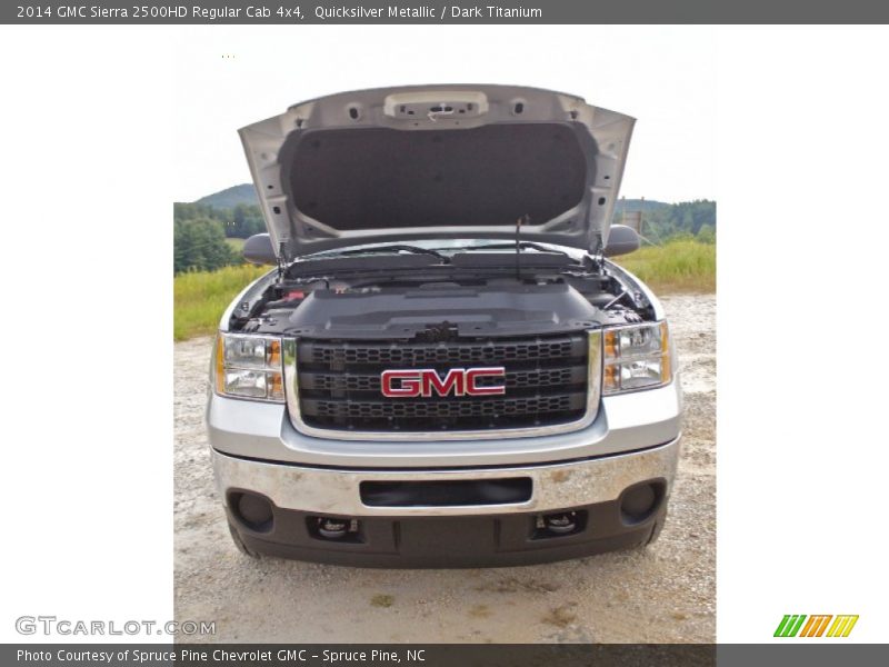 Quicksilver Metallic / Dark Titanium 2014 GMC Sierra 2500HD Regular Cab 4x4