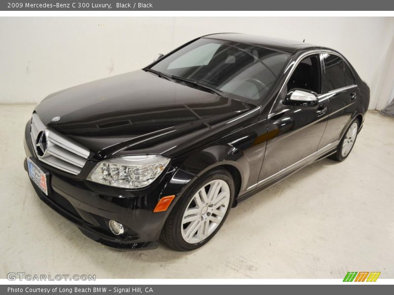 Black / Black 2009 Mercedes-Benz C 300 Luxury