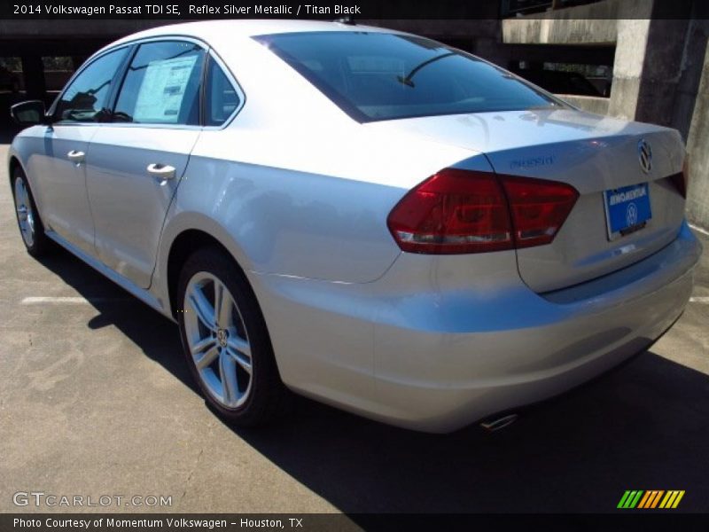 Reflex Silver Metallic / Titan Black 2014 Volkswagen Passat TDI SE