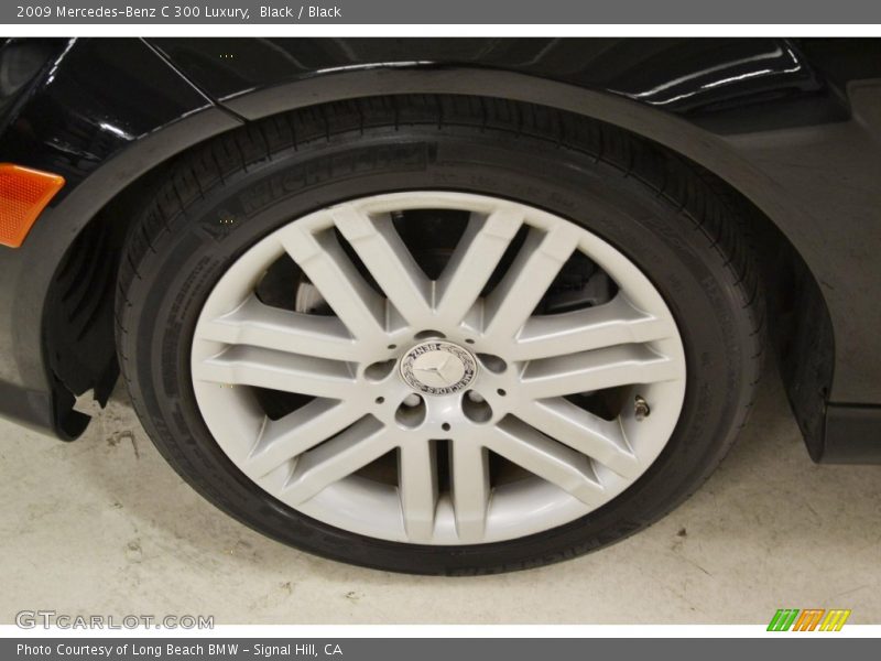 Black / Black 2009 Mercedes-Benz C 300 Luxury