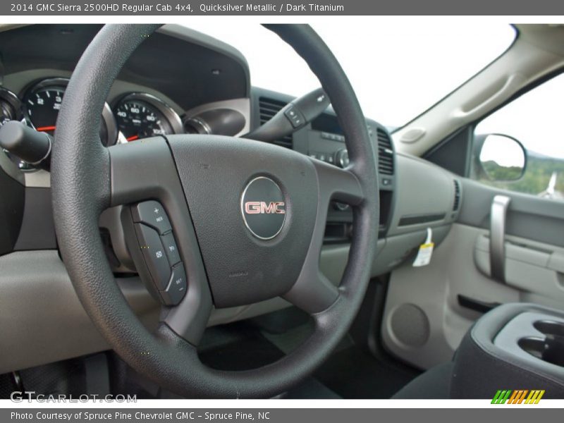 Quicksilver Metallic / Dark Titanium 2014 GMC Sierra 2500HD Regular Cab 4x4