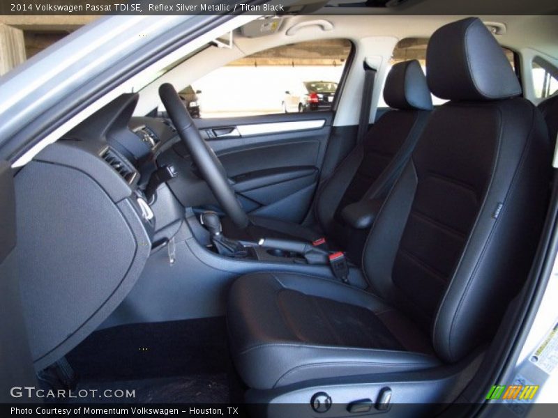 Reflex Silver Metallic / Titan Black 2014 Volkswagen Passat TDI SE