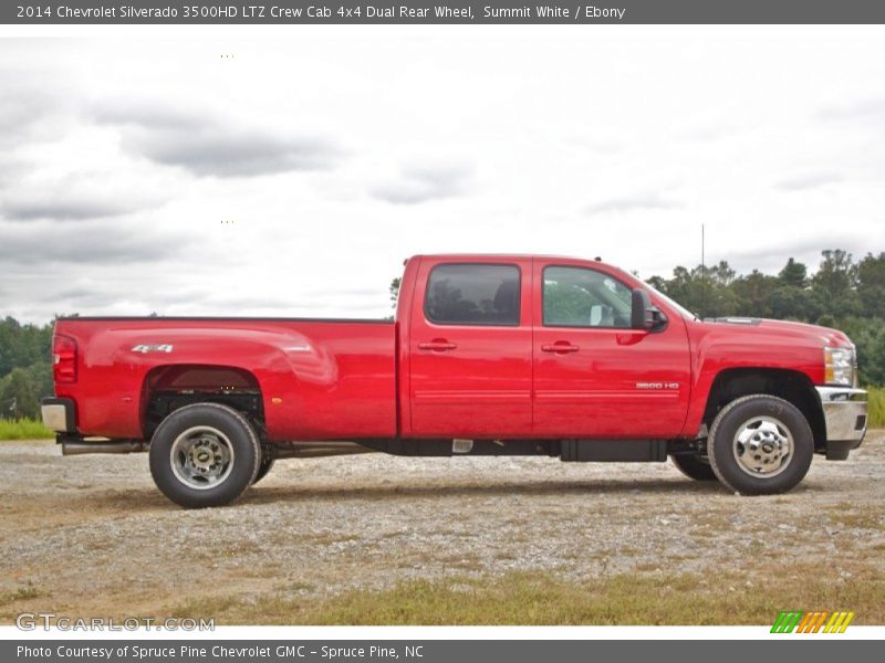  2014 Silverado 3500HD LTZ Crew Cab 4x4 Dual Rear Wheel Summit White