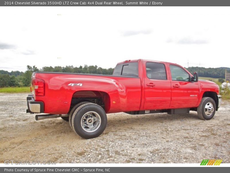  2014 Silverado 3500HD LTZ Crew Cab 4x4 Dual Rear Wheel Summit White