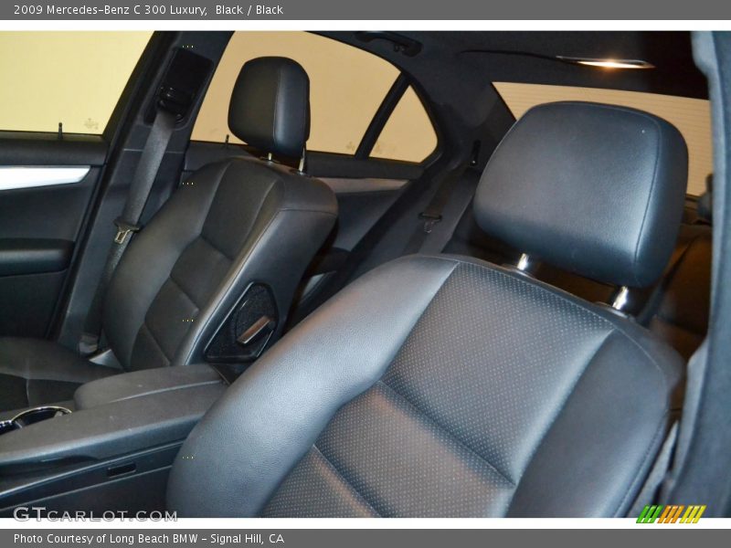 Black / Black 2009 Mercedes-Benz C 300 Luxury