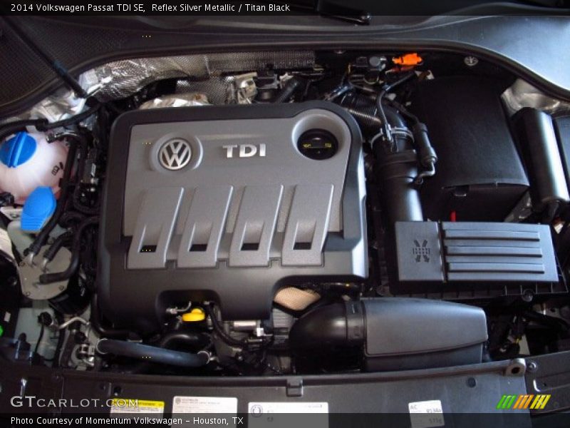 Reflex Silver Metallic / Titan Black 2014 Volkswagen Passat TDI SE
