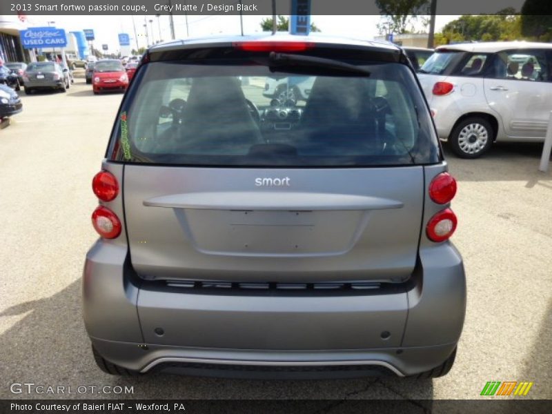 Grey Matte / Design Black 2013 Smart fortwo passion coupe