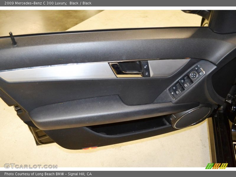 Black / Black 2009 Mercedes-Benz C 300 Luxury