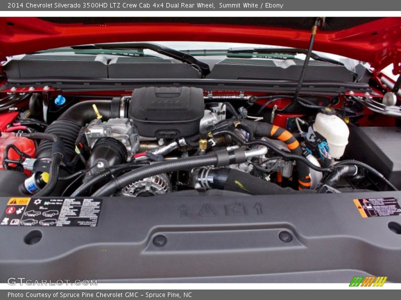  2014 Silverado 3500HD LTZ Crew Cab 4x4 Dual Rear Wheel Engine - 6.6 Liter OHV 32-Valve Duramax Turbo-Diesel V8