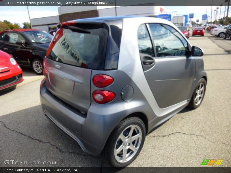 Grey Matte / Design Black 2013 Smart fortwo passion coupe