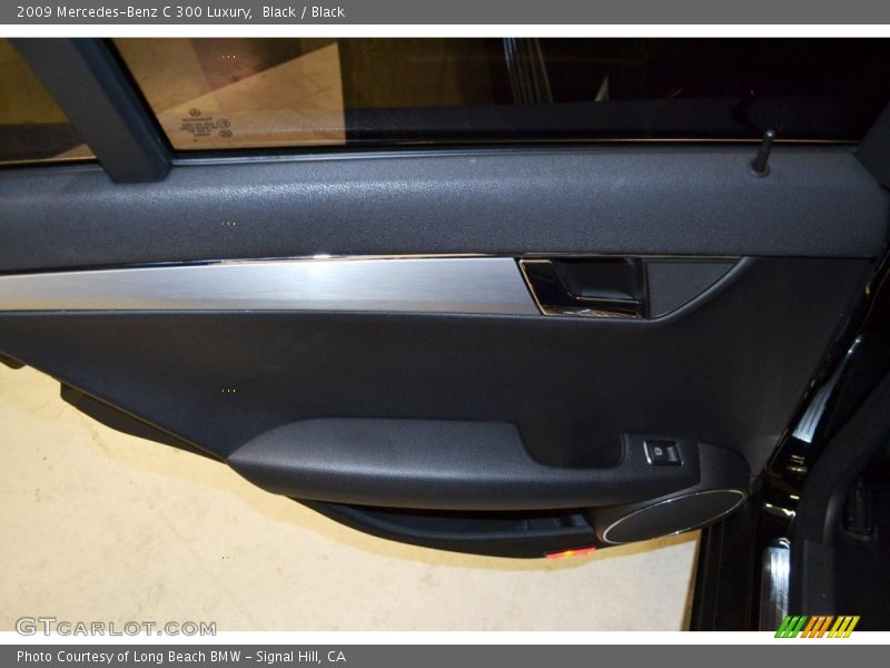Black / Black 2009 Mercedes-Benz C 300 Luxury