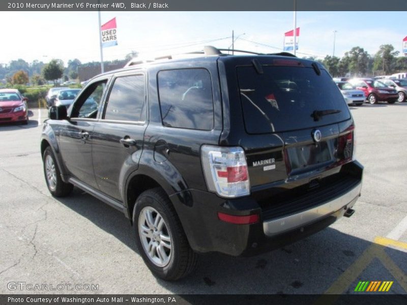 Black / Black 2010 Mercury Mariner V6 Premier 4WD