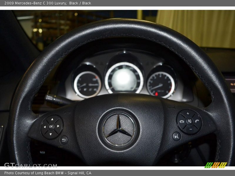 Black / Black 2009 Mercedes-Benz C 300 Luxury
