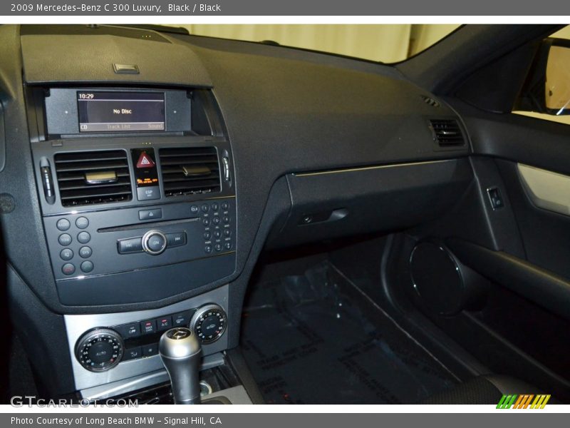 Black / Black 2009 Mercedes-Benz C 300 Luxury