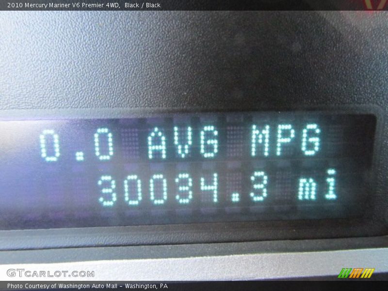 Black / Black 2010 Mercury Mariner V6 Premier 4WD