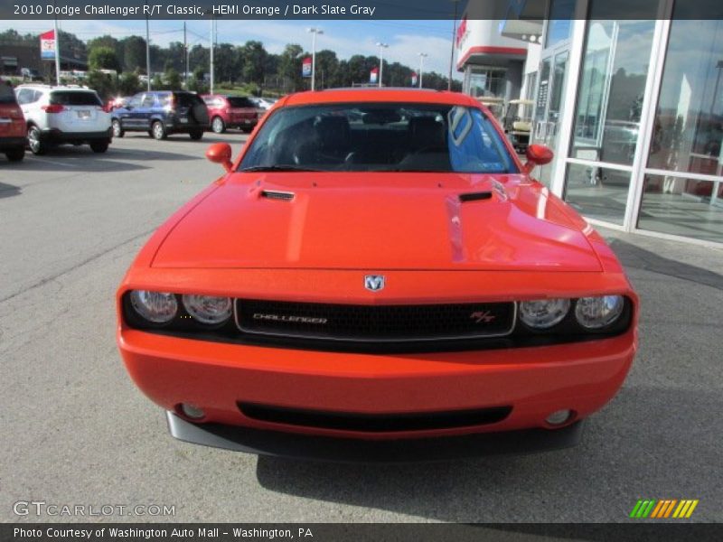HEMI Orange / Dark Slate Gray 2010 Dodge Challenger R/T Classic