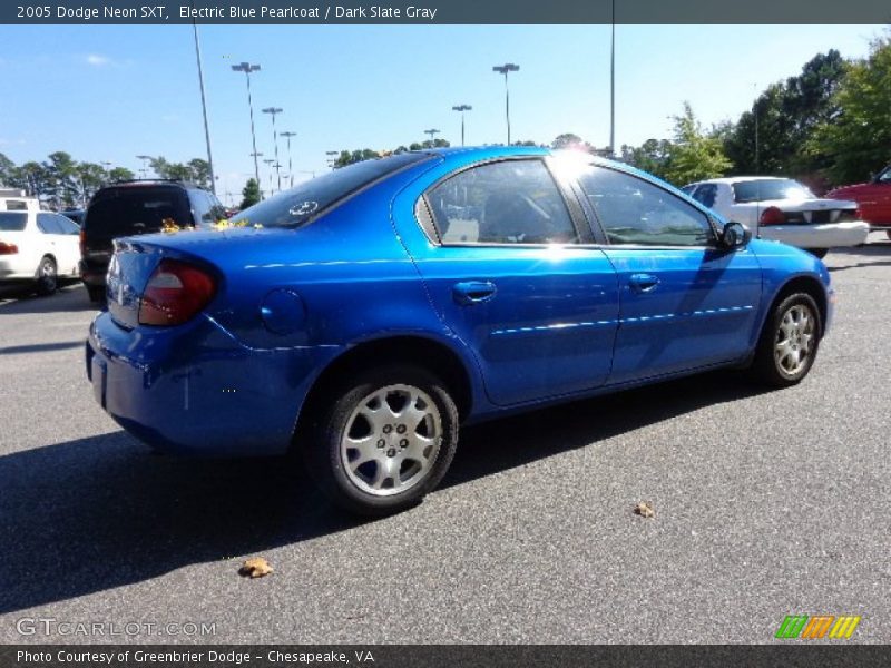 Electric Blue Pearlcoat / Dark Slate Gray 2005 Dodge Neon SXT