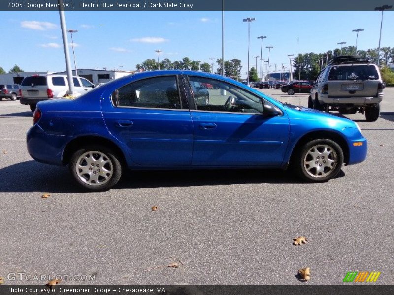 Electric Blue Pearlcoat / Dark Slate Gray 2005 Dodge Neon SXT