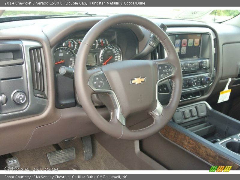 Tungsten Metallic / Cocoa/Dune 2014 Chevrolet Silverado 1500 LT Double Cab