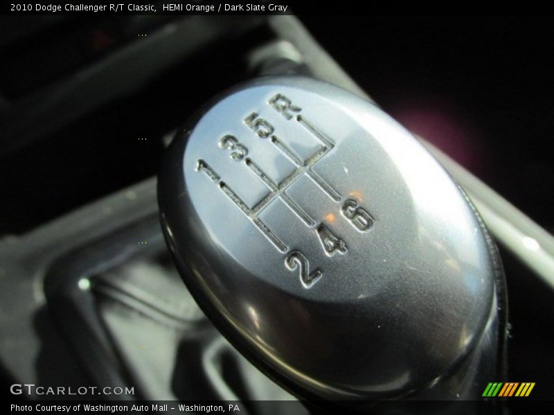 HEMI Orange / Dark Slate Gray 2010 Dodge Challenger R/T Classic