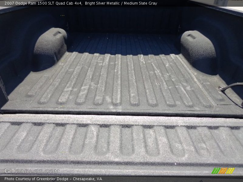 Bright Silver Metallic / Medium Slate Gray 2007 Dodge Ram 1500 SLT Quad Cab 4x4