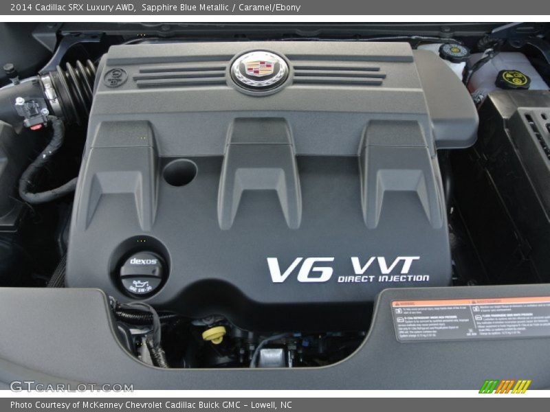  2014 SRX Luxury AWD Engine - 3.6 Liter SIDI DOHC 24-Valve VVT V6