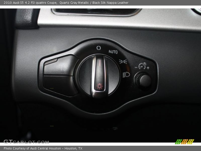 Quartz Gray Metallic / Black Silk Nappa Leather 2010 Audi S5 4.2 FSI quattro Coupe