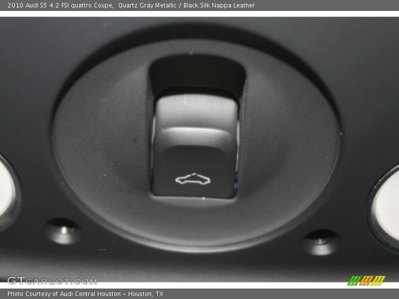 Quartz Gray Metallic / Black Silk Nappa Leather 2010 Audi S5 4.2 FSI quattro Coupe