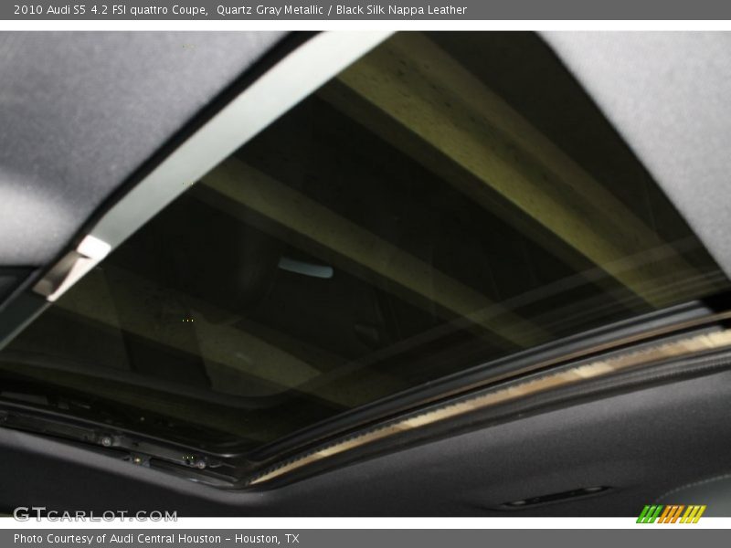 Quartz Gray Metallic / Black Silk Nappa Leather 2010 Audi S5 4.2 FSI quattro Coupe