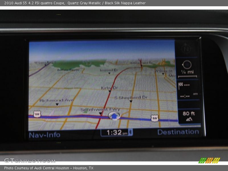 Navigation of 2010 S5 4.2 FSI quattro Coupe