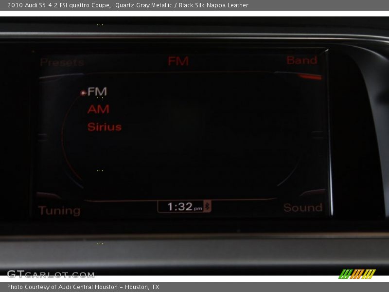Quartz Gray Metallic / Black Silk Nappa Leather 2010 Audi S5 4.2 FSI quattro Coupe
