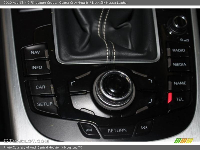 Quartz Gray Metallic / Black Silk Nappa Leather 2010 Audi S5 4.2 FSI quattro Coupe