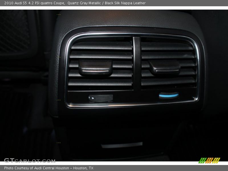Quartz Gray Metallic / Black Silk Nappa Leather 2010 Audi S5 4.2 FSI quattro Coupe